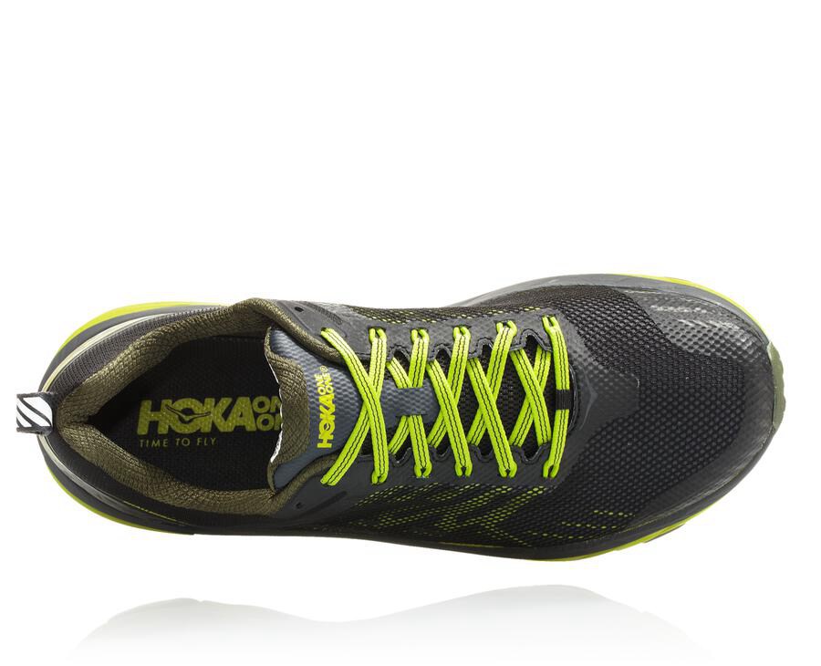 Hoka One One Trailsko Herre - Challenger Atr 5 - Sort/Grøn - 327804NIH